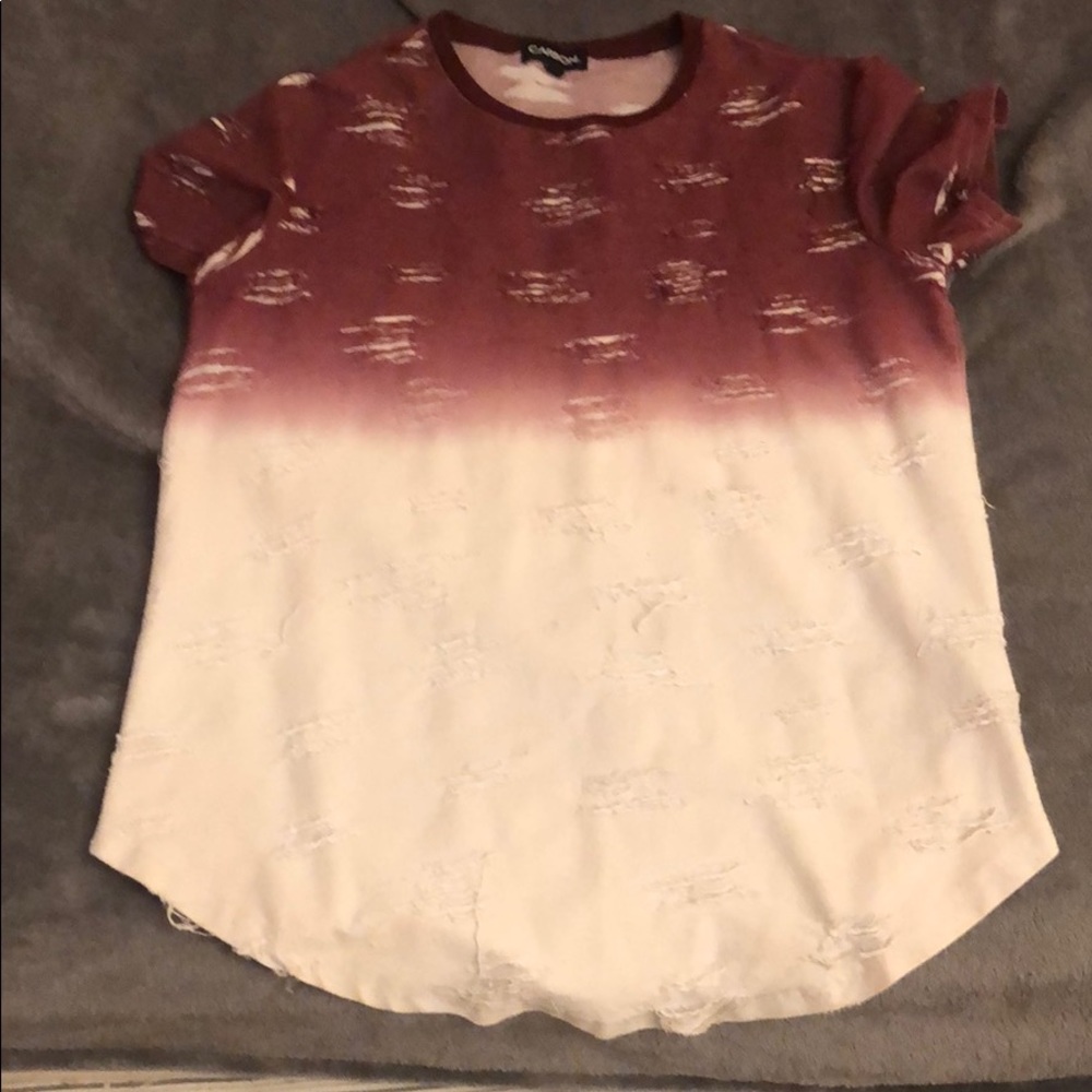 Cute two-toned shirt